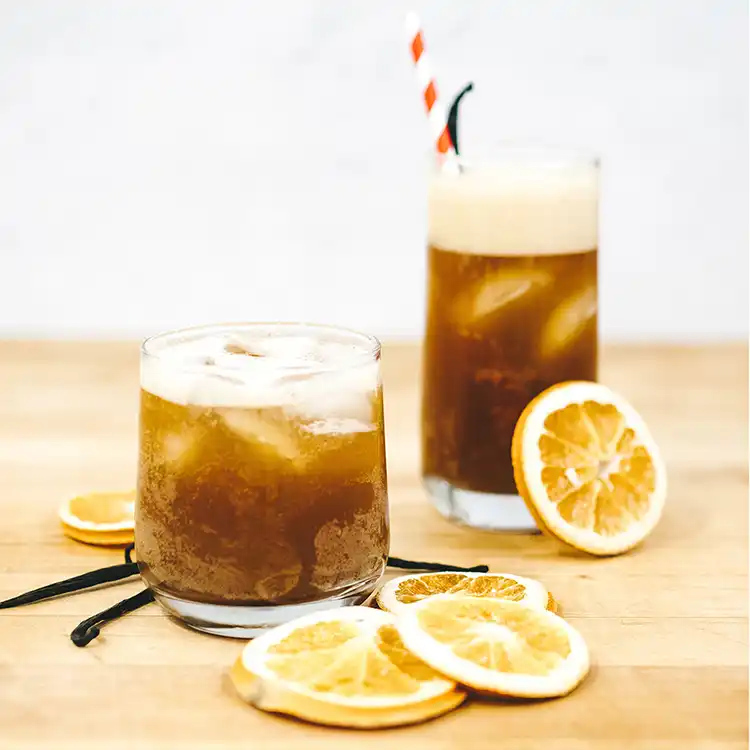 Sandpoint Soda Company Cream Soda - fermented probiotic soda in glass bottle